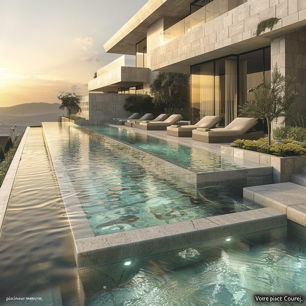 Votre piscine sur mesure avec courrej